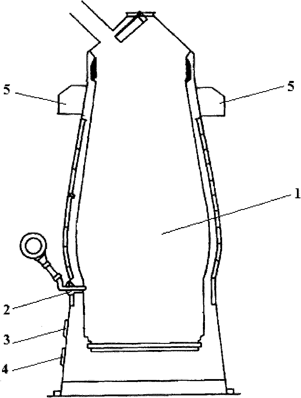 Method for blowing out blast furnace