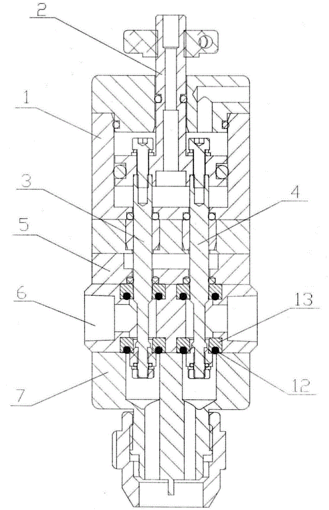 Double-component dispensing valve