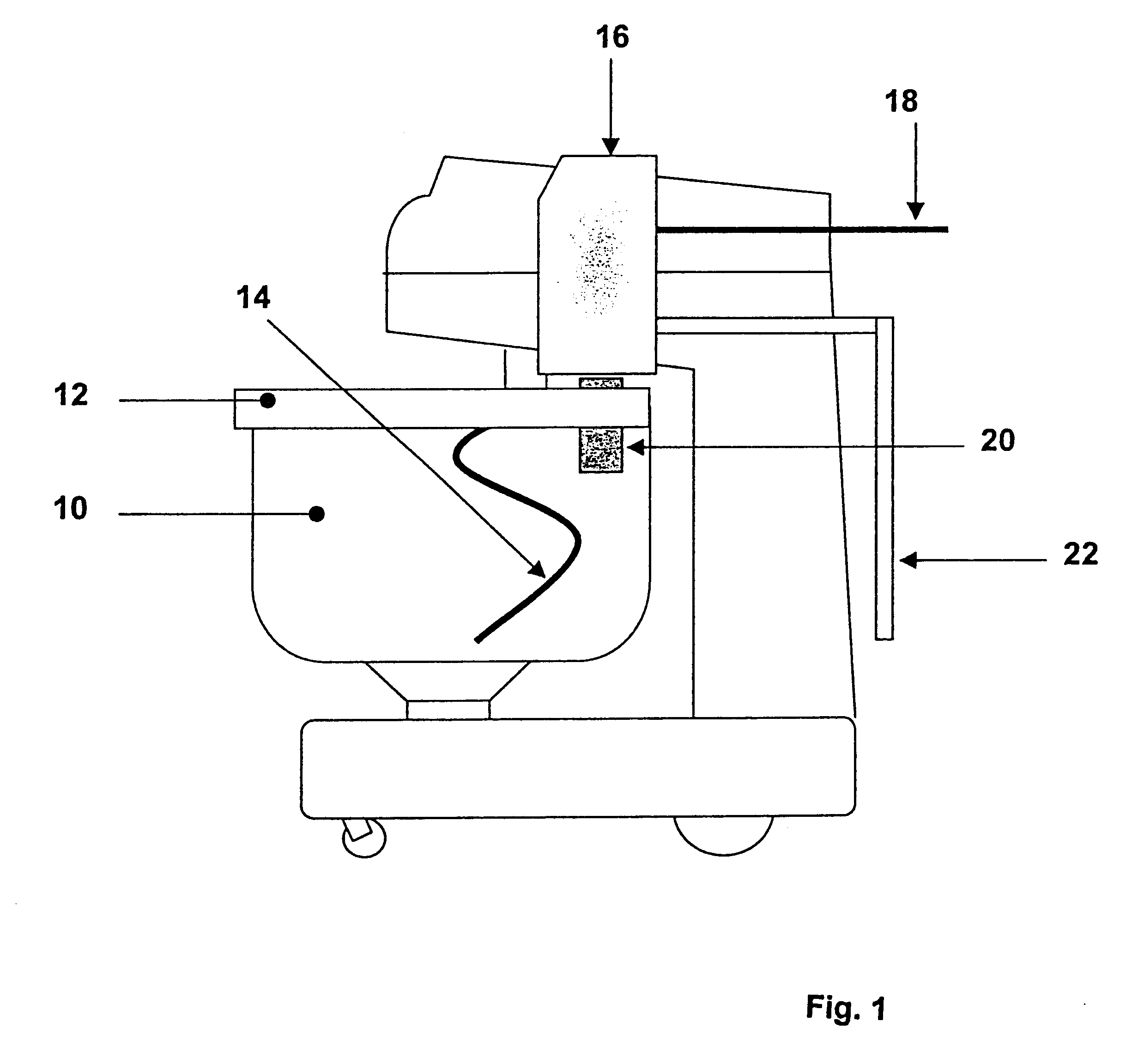 Device for introducing CO2 snow into containers in order to cool the content of said containers or to cool the containers themselves