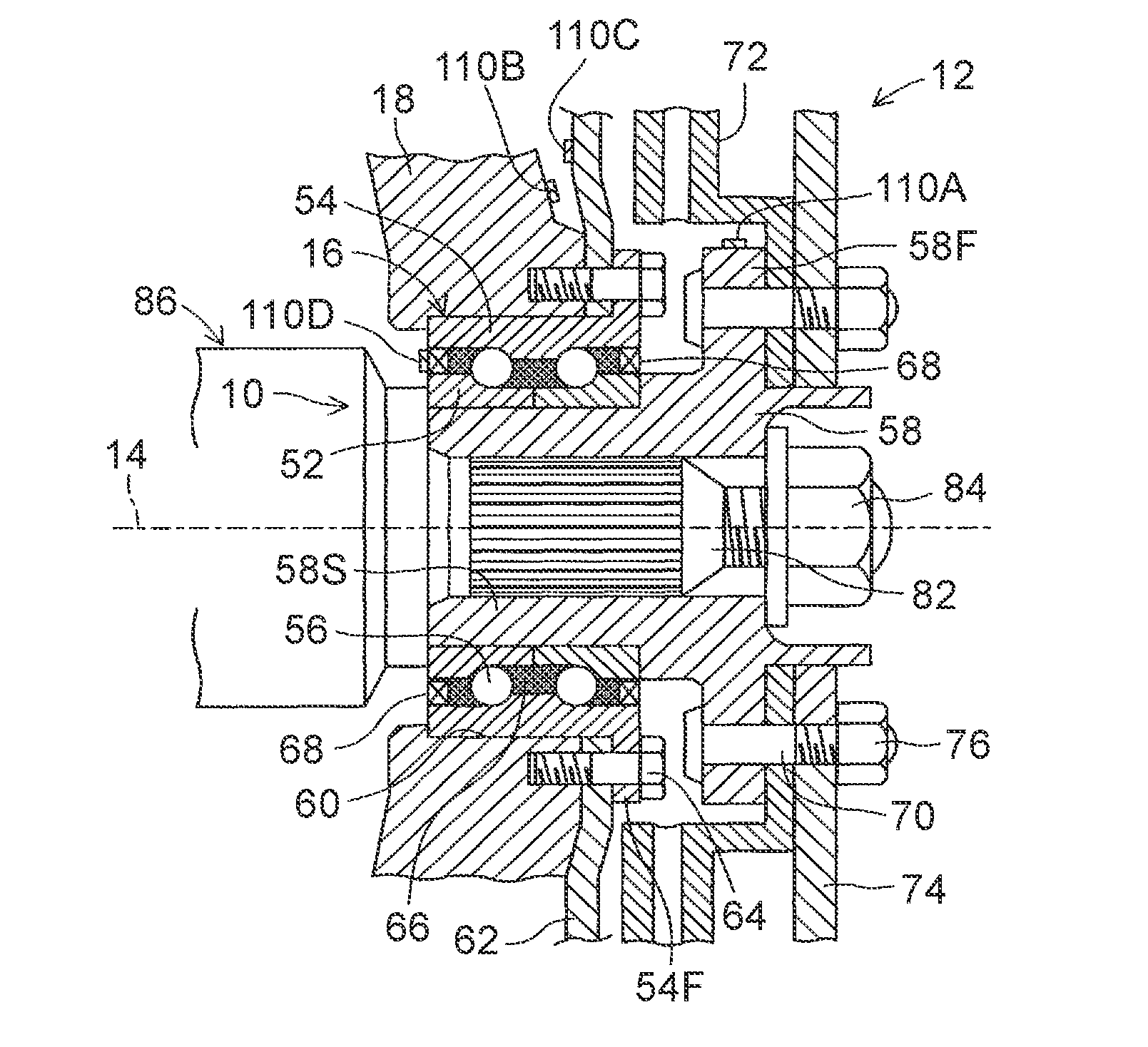 Wheel support device for vehicle