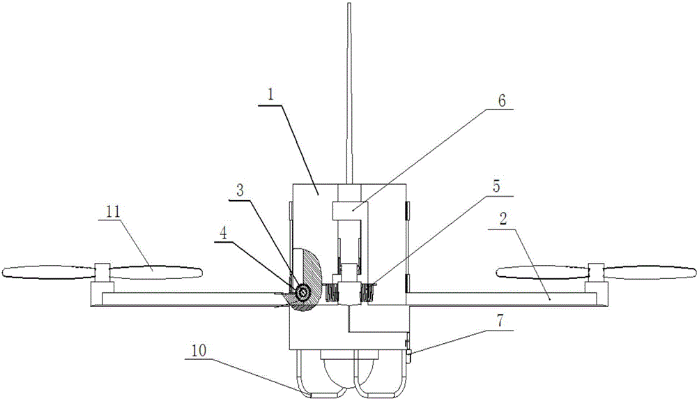 Folding rotor-type unmanned aerial vehicle