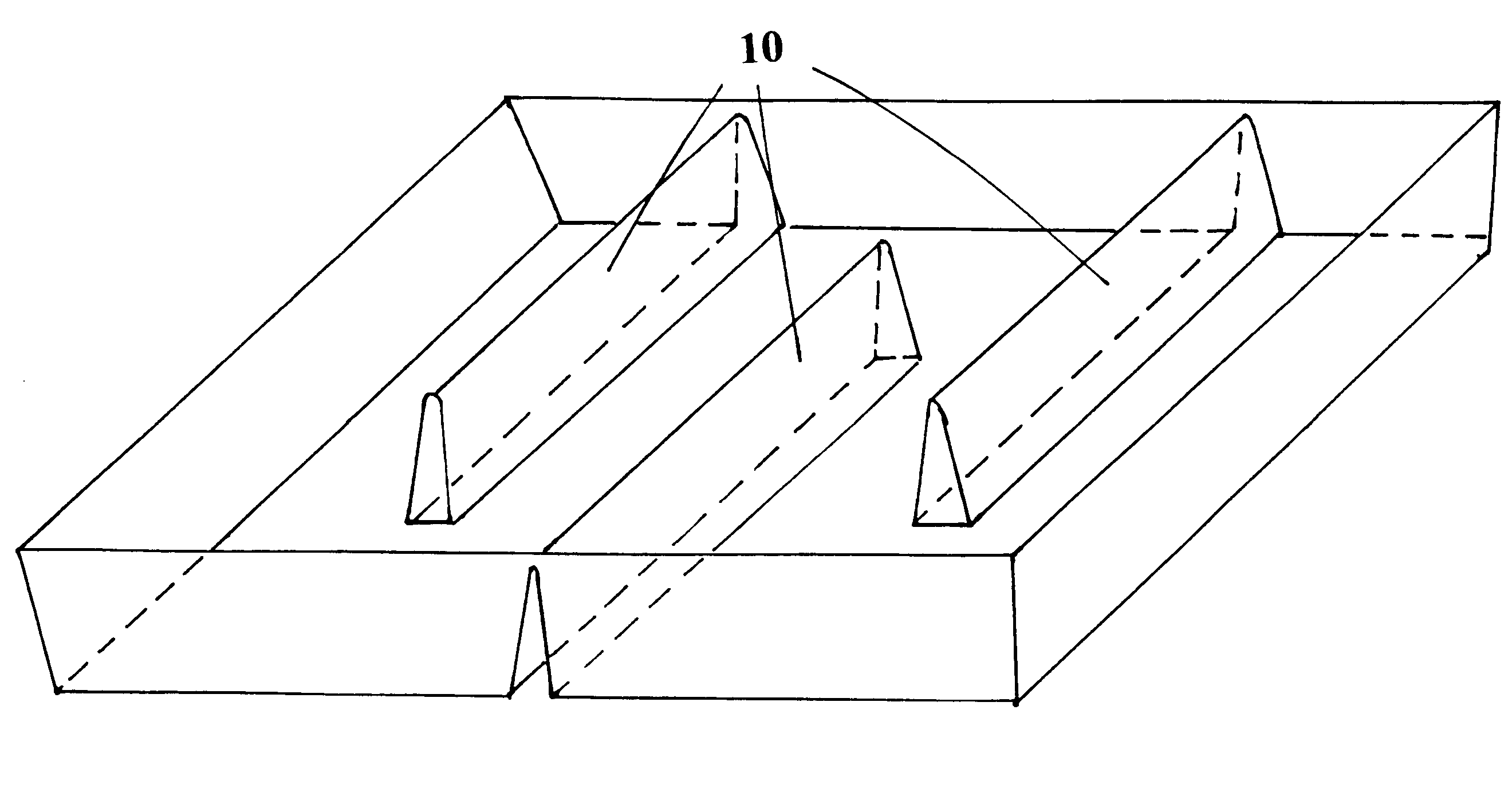 Edge making baking pan