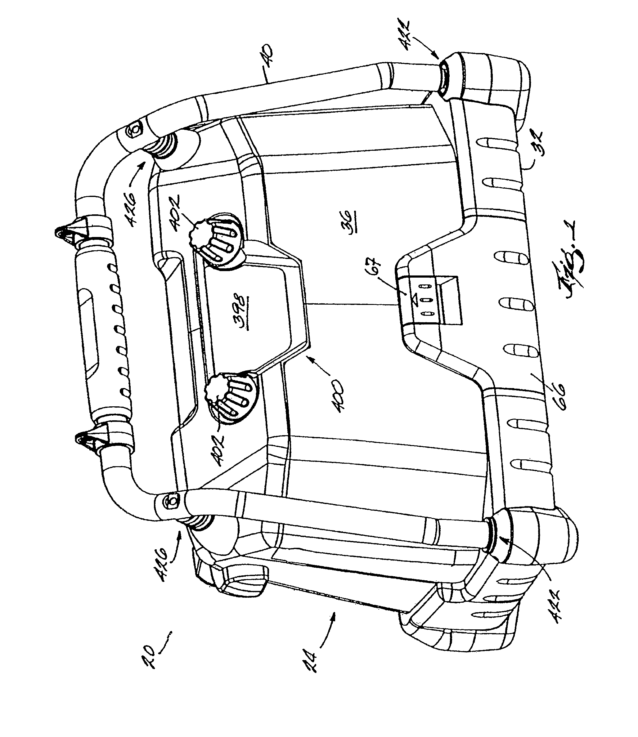 Electrical component having a selectively connectable battery charger