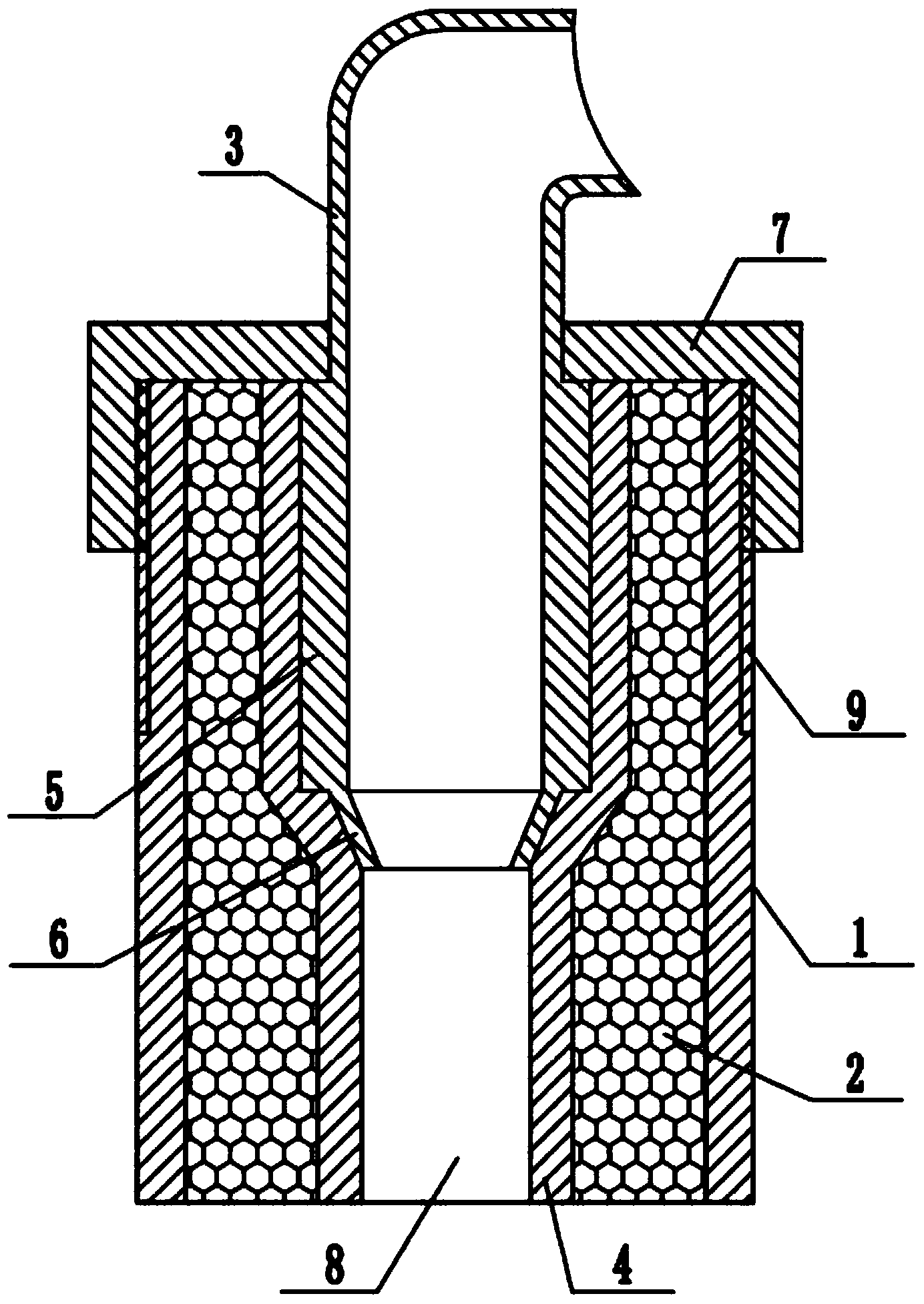 Sound insulation sealed ceramic socketed pipe