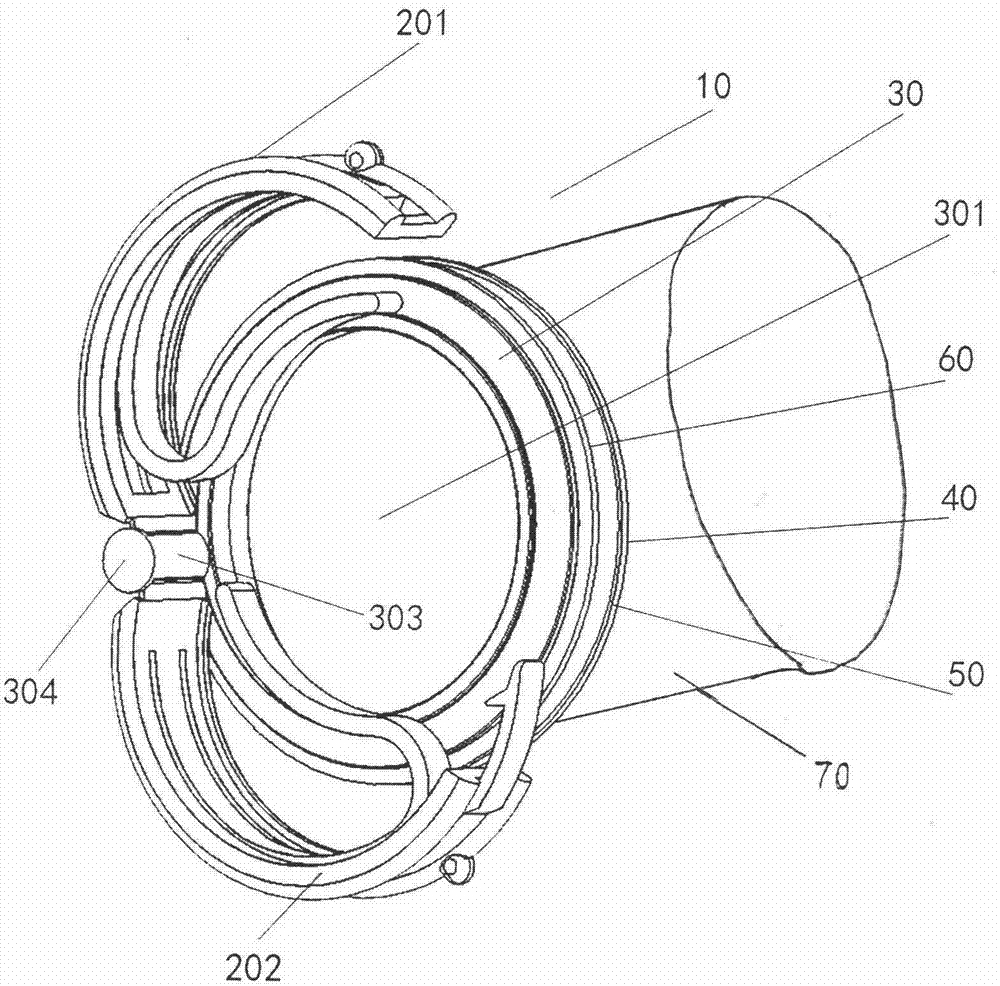 Male Clamp Type External Urinary Catheter