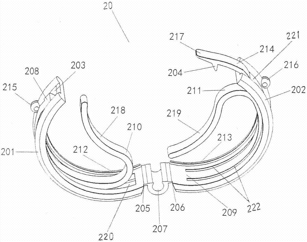 Male Clamp Type External Urinary Catheter