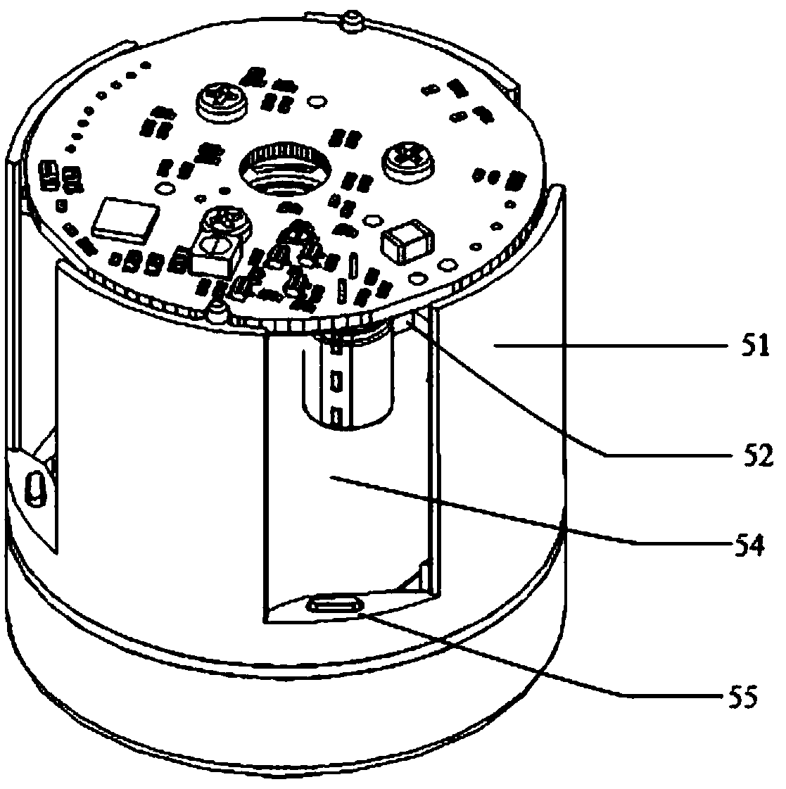 Cooling device for brushless vacuum cleaner motor