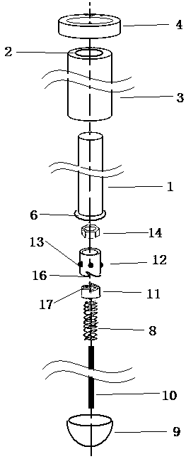 Novel test tube brush