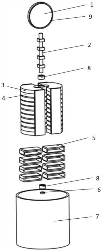 One-dimensional high-speed heavy-load limited rotation actuator