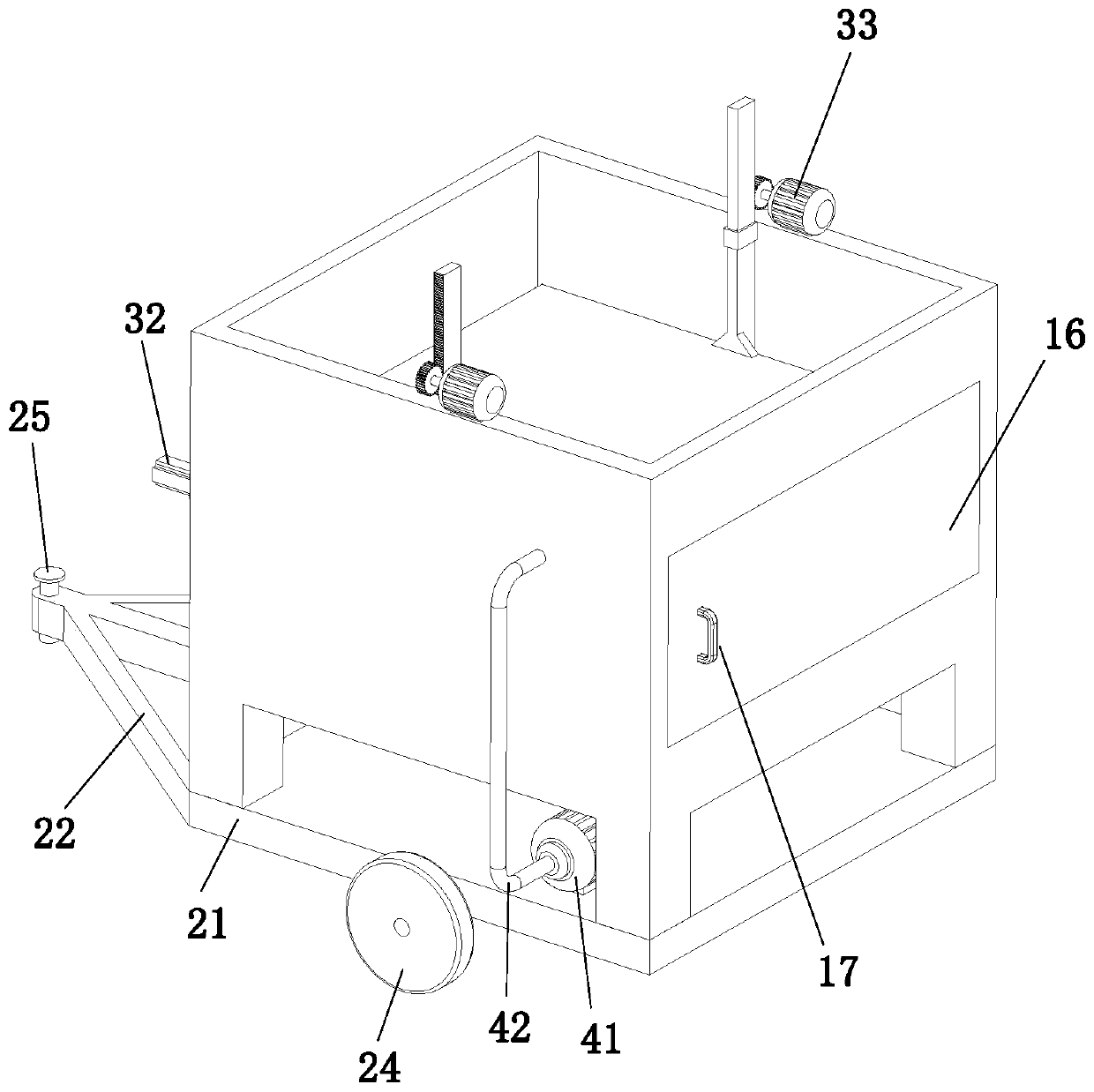 Compression device for straw baler