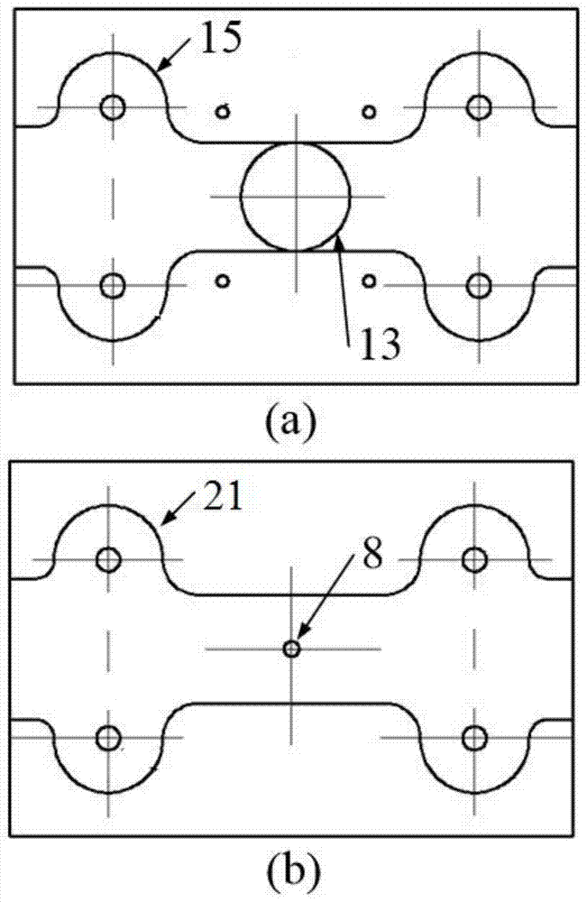 Vibrating screen rubber spring installation structure and rubber spring replacement method