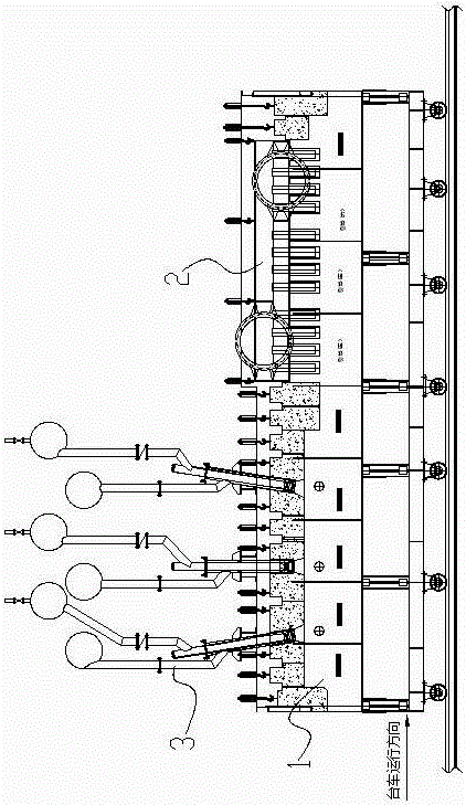 Self-preheating type sintering ignition furnace