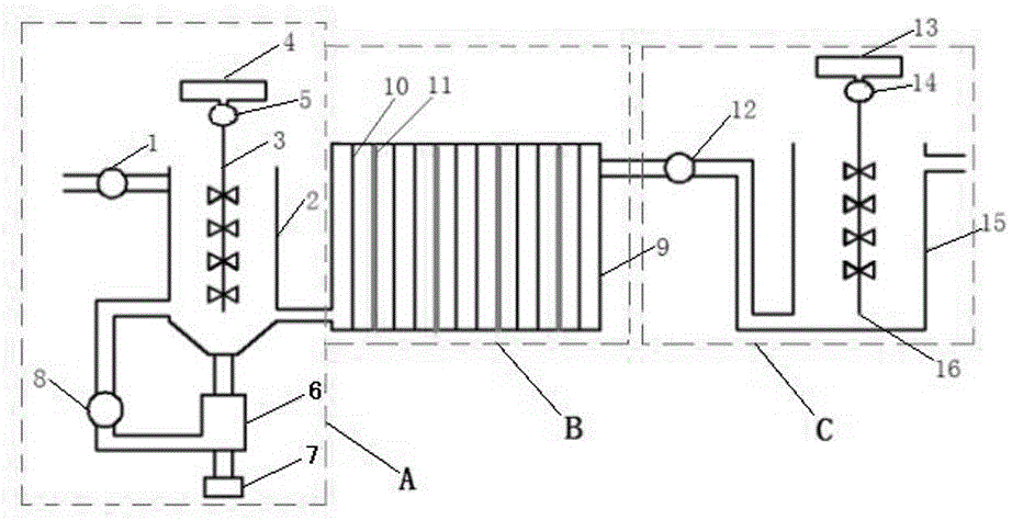 Denitrificaiton treatment method and system of ship domestic sewage