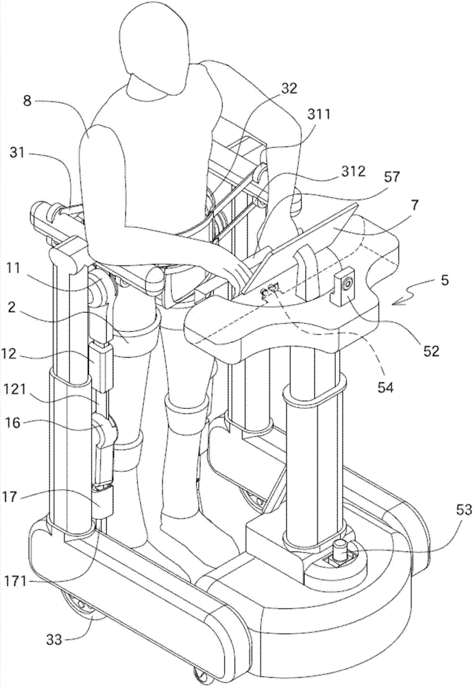 Structural improvement of multifunctional lower limb gait rehabilitation and walking-aiding machine device