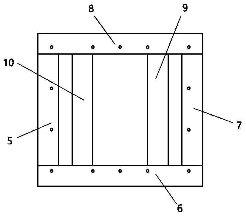 Positioning device for strong loading experiment