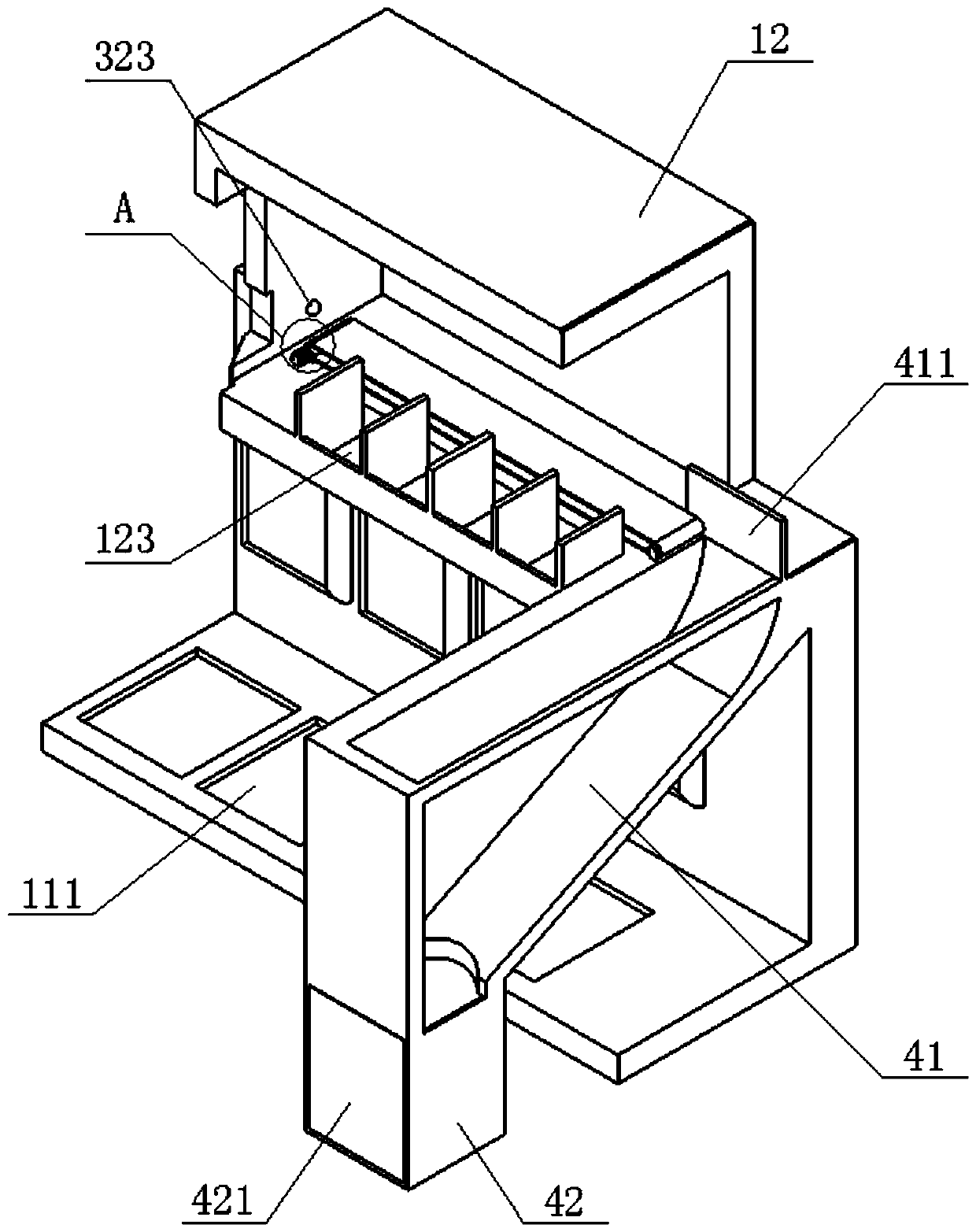 Garbage can recovery device with automatic trash dumping function