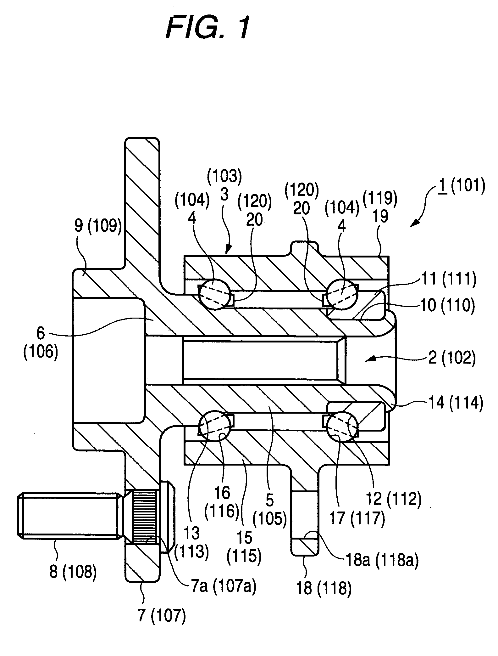 Wheel support hub unit, bearing ring member for wheel support hub unit, and method of manufacturing the same