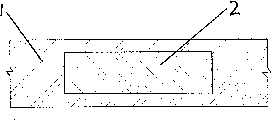 Cast-in-place lightweight inner partition wall