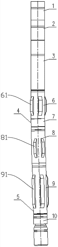 A stabilizing screw drilling tool for extended reach directional wells