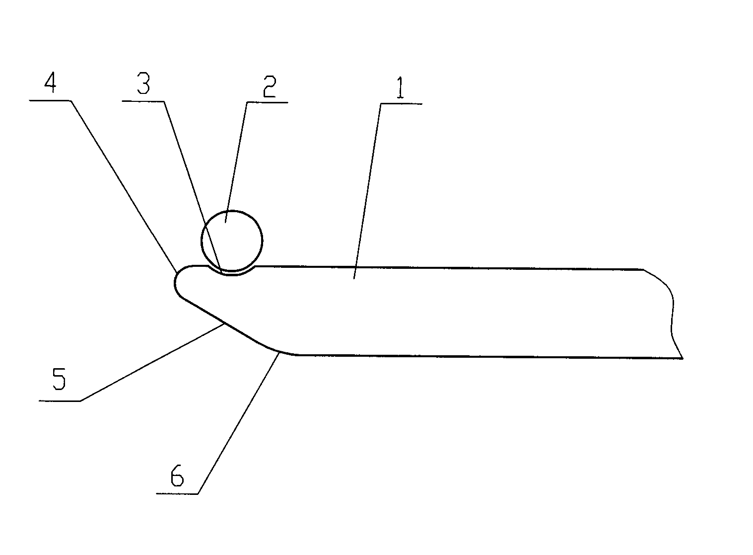 Label stripping plate for labeling machine for packaging