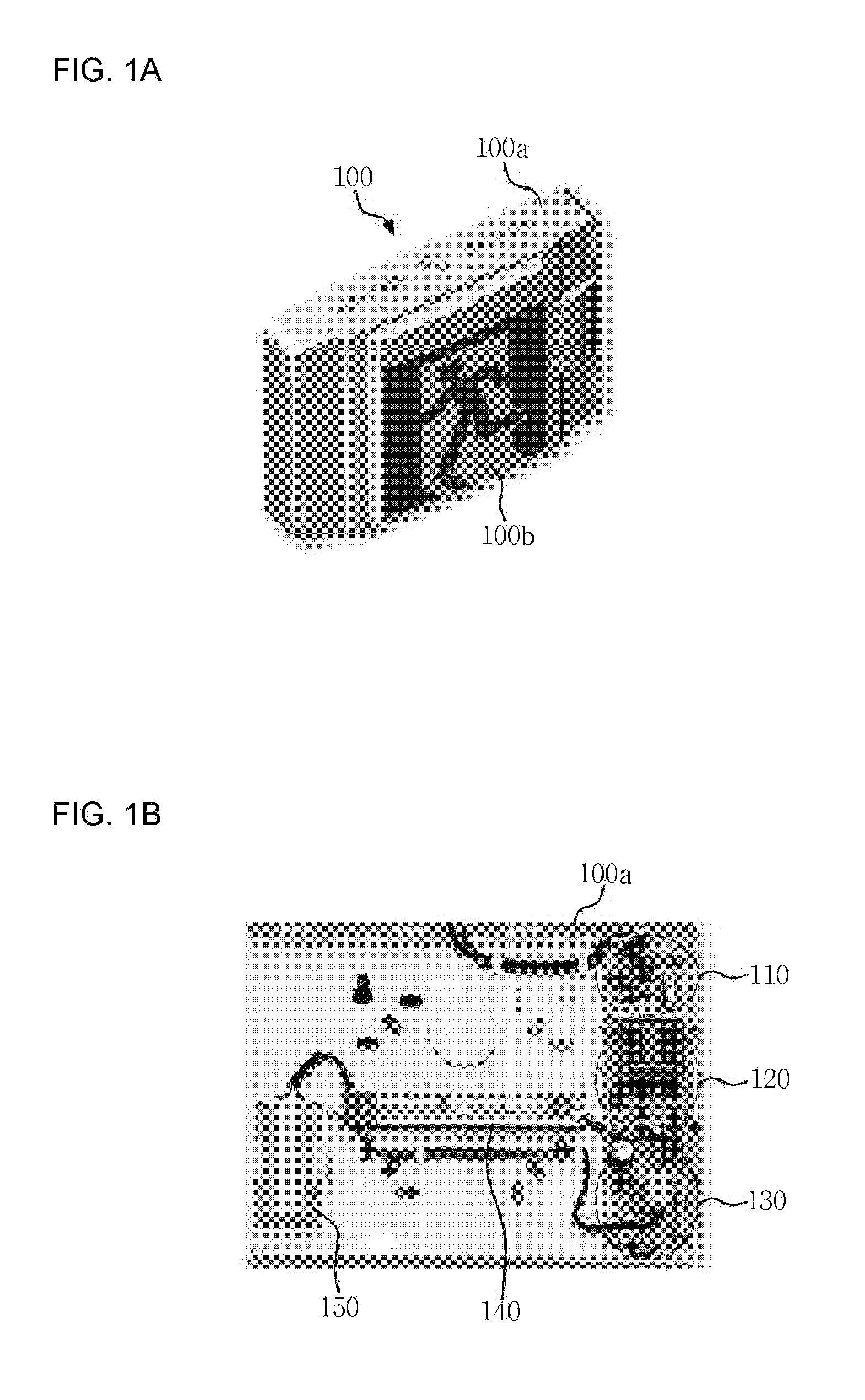 Emergency exit sign having beacon modulefor indoor positioning, and indoorpositioning system using the same