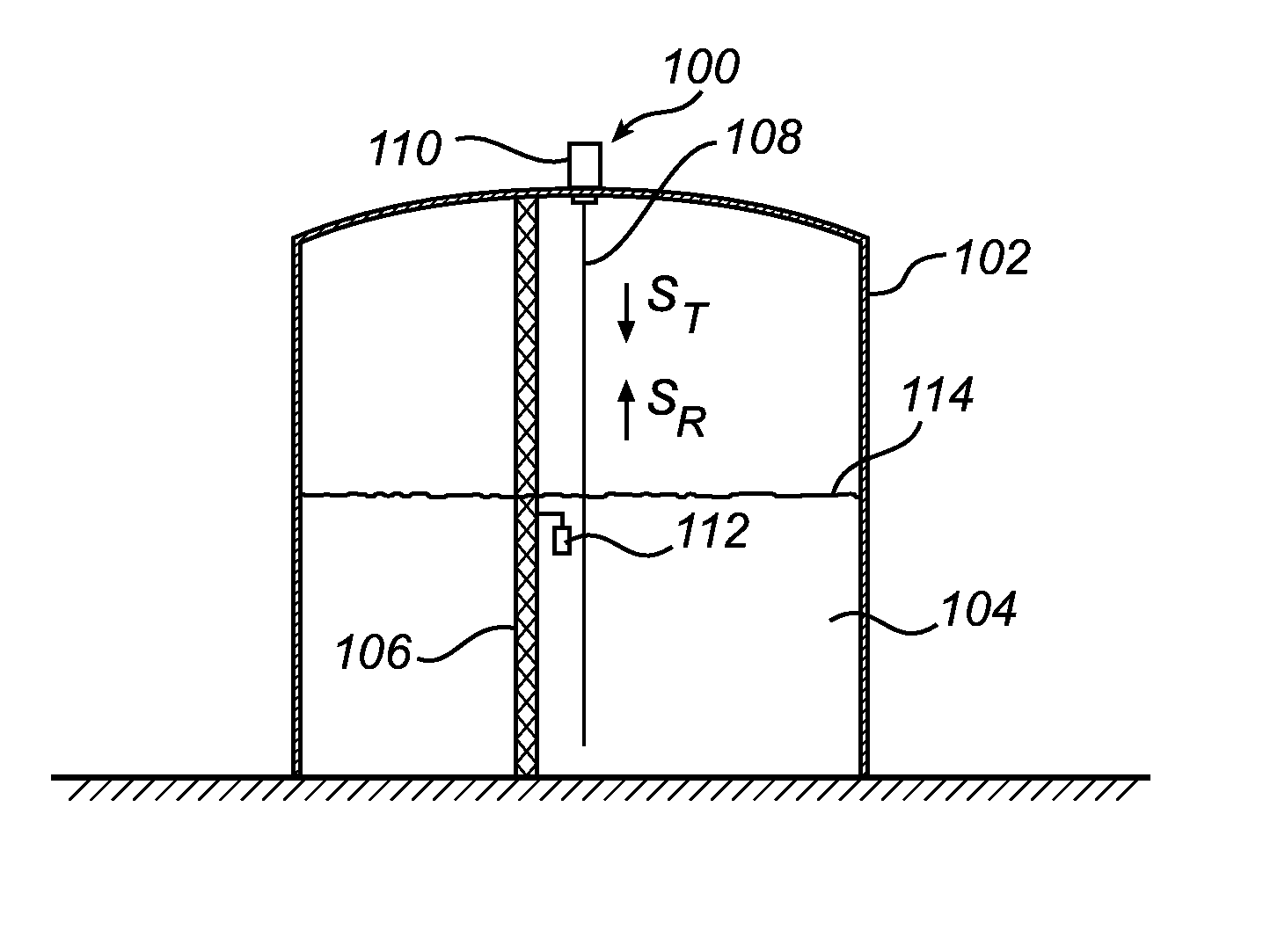 System and method for determining density of a medium in a tank