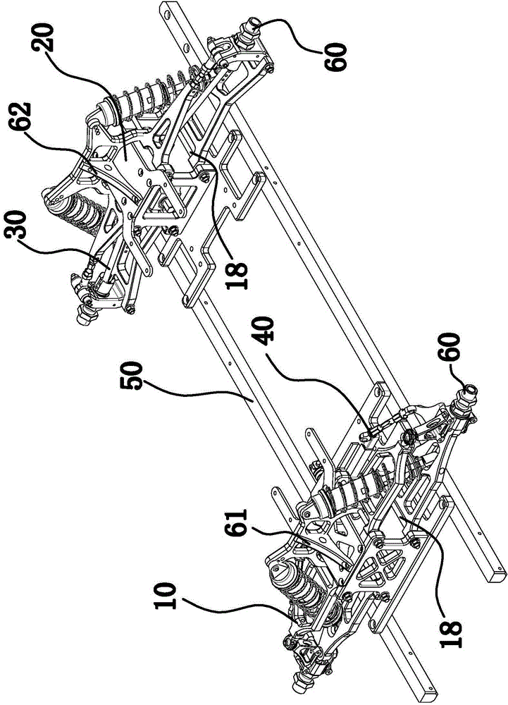 Suspension system for child automobile