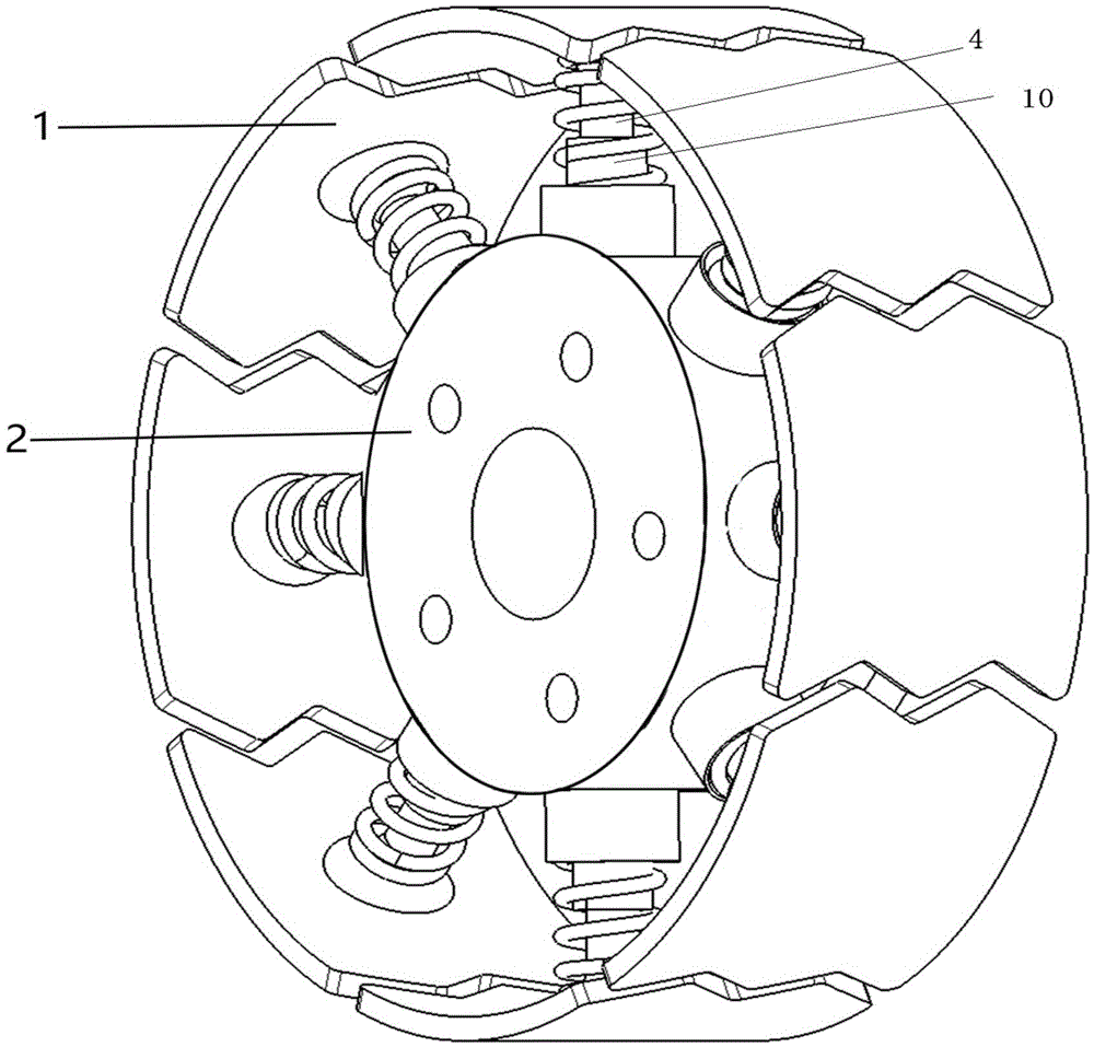 Variable-diameter wheel hub