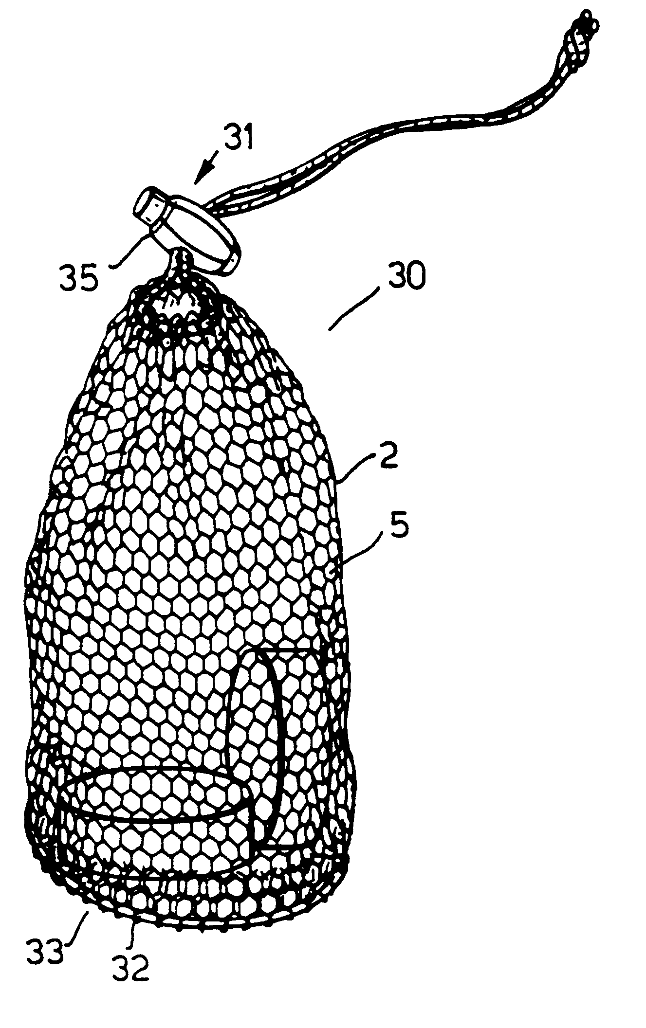 Process and dispensing device for washing laundry in a washing machine