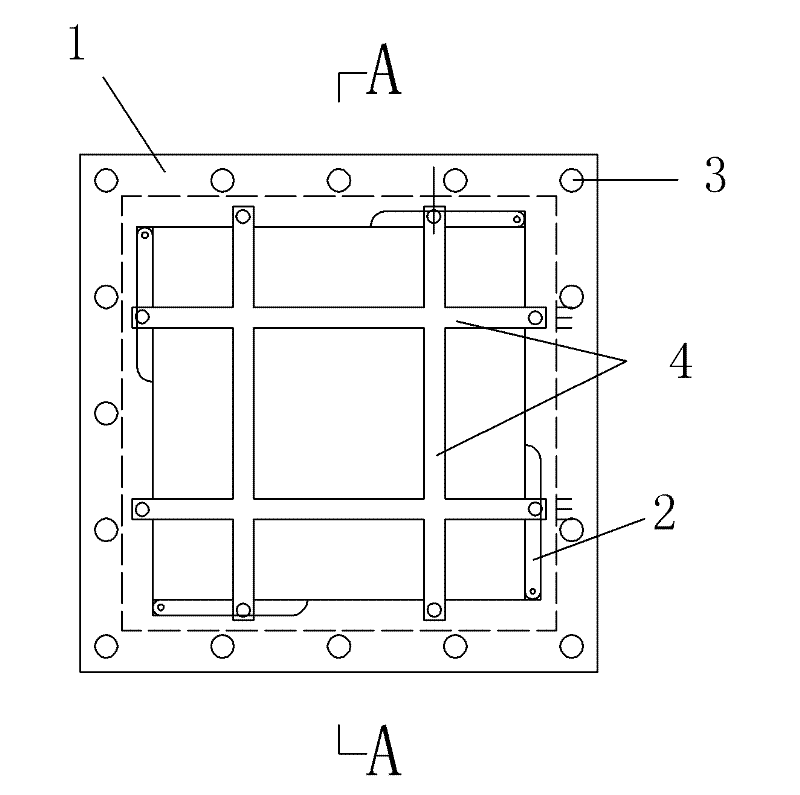 Side cover plate for geotechnical engineering physical model test