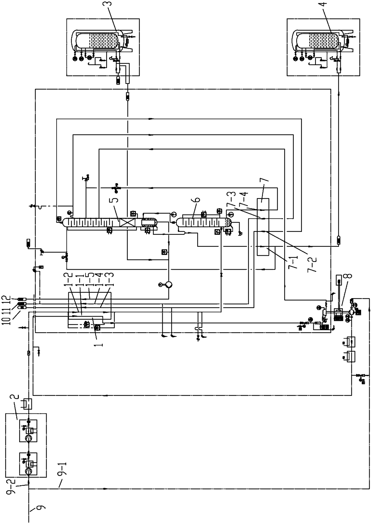 Method and system for stably supplying air with low energy consumption