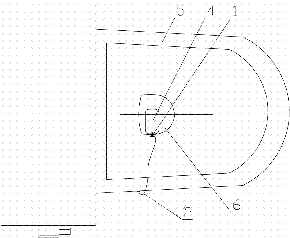 Anti-spattering film for closestool