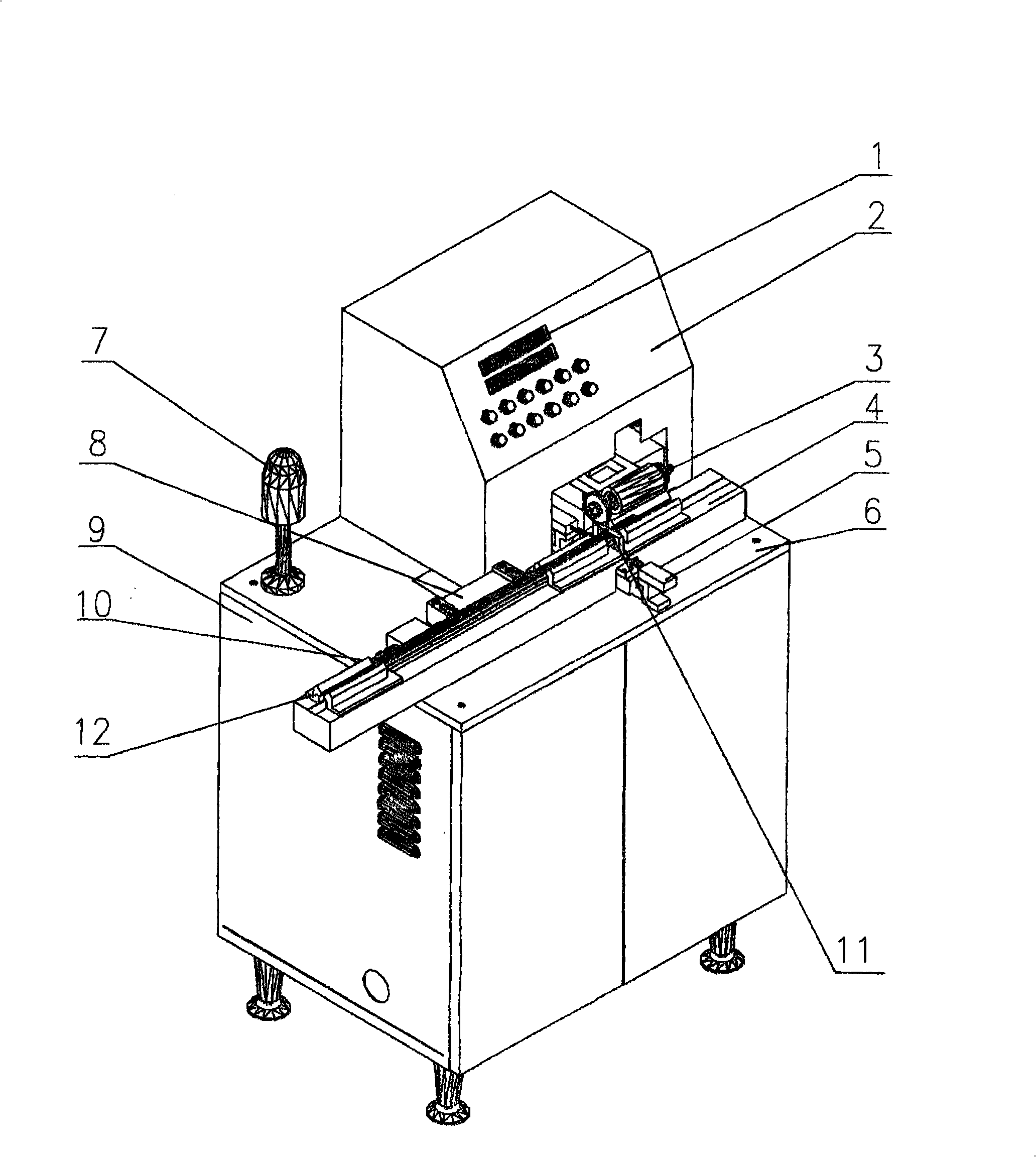 Full-automatic frequency modulation machine for columnar crystal