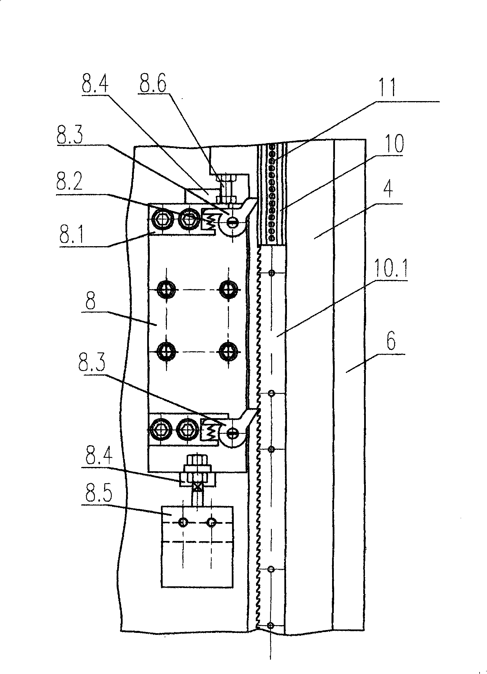 Full-automatic frequency modulation machine for columnar crystal