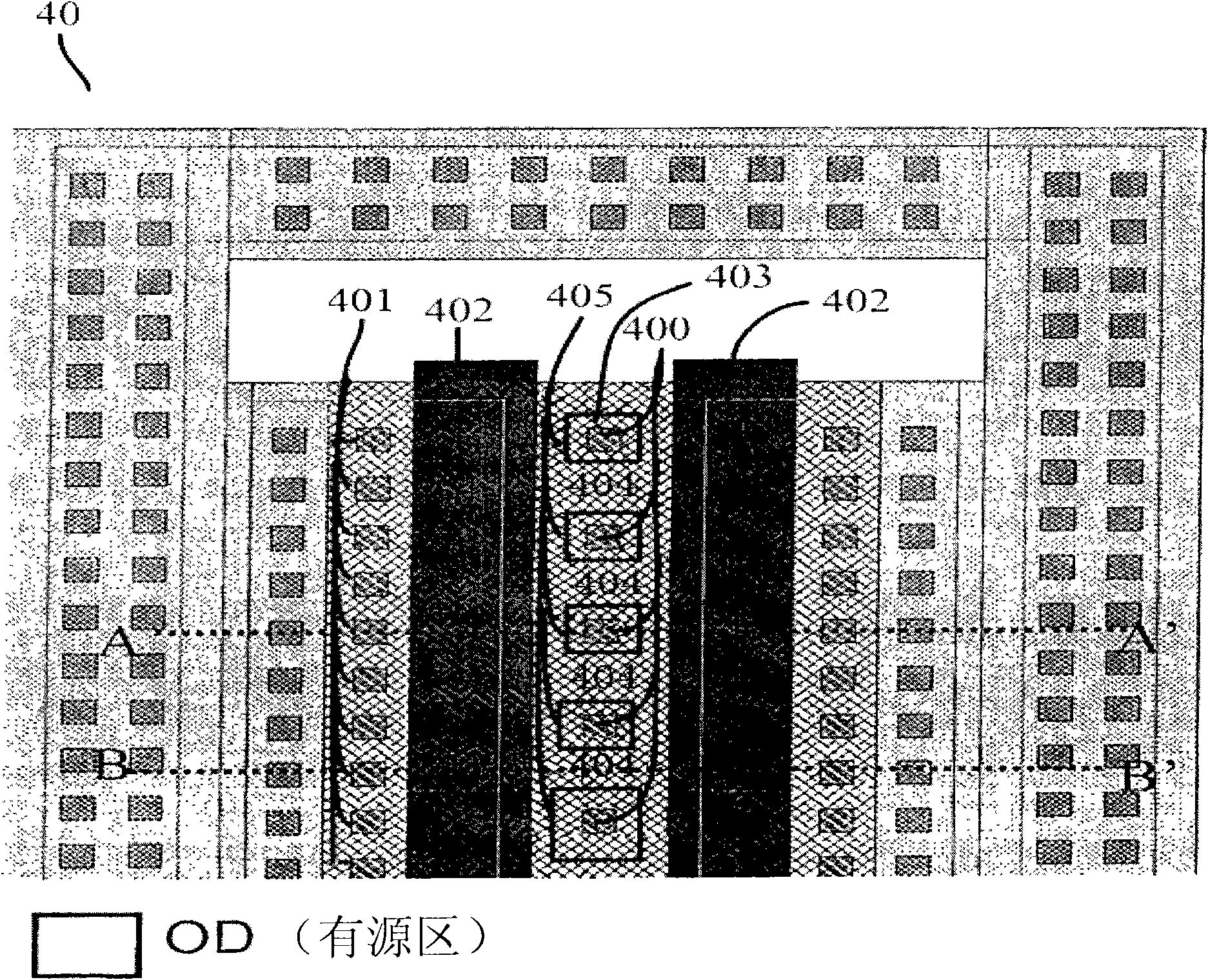 Electrostatic discharge protection pattern for high voltage applications