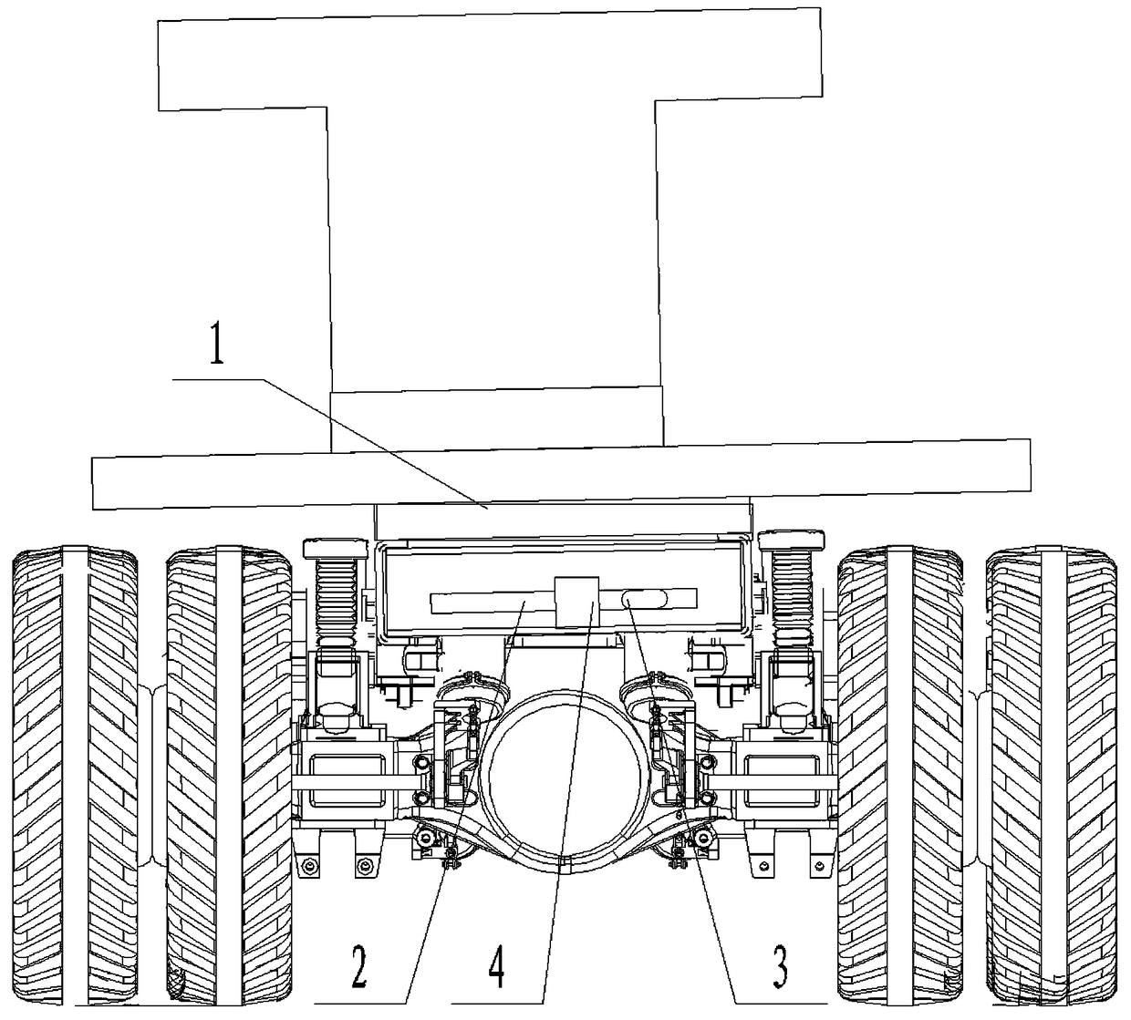 A special beam transporter for railway T-beams with detection