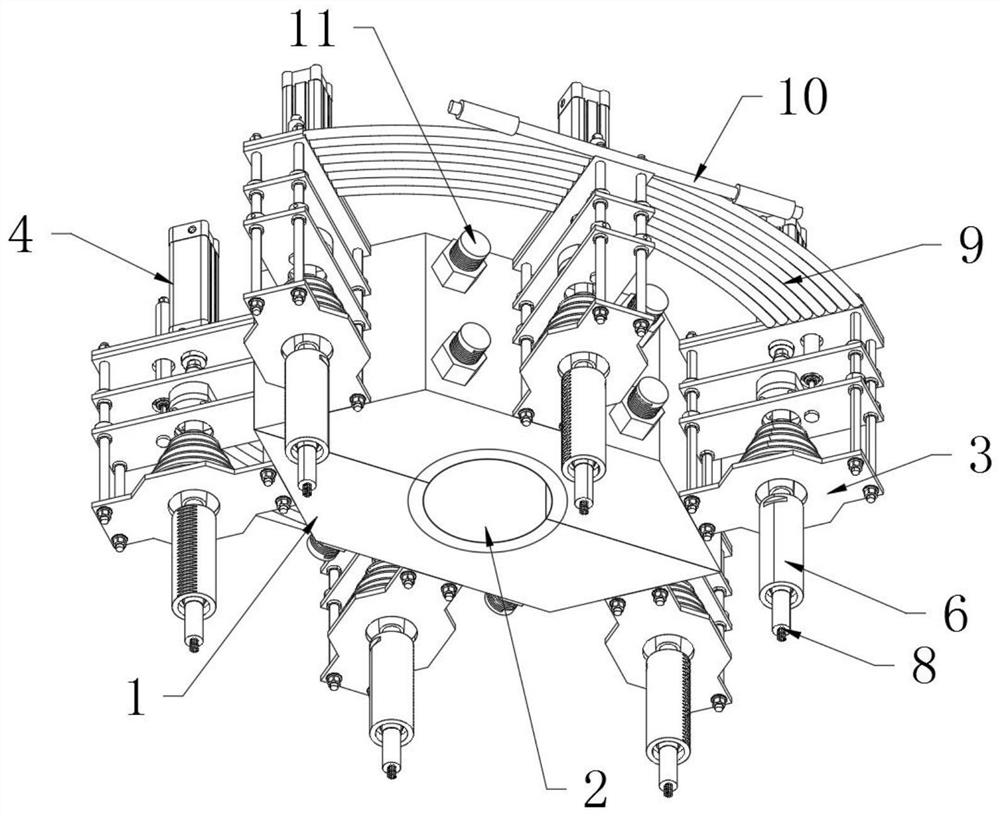 Anti-tilt device for underground coal mine drilling based on coal mine engineering