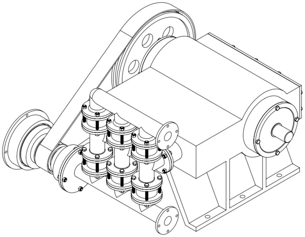 A self-crushing plunger type sewage pump