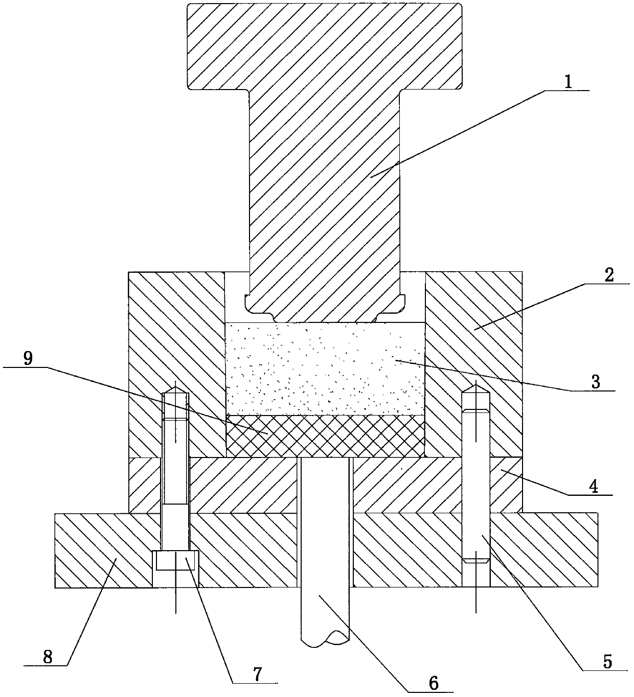 A Rotary Extrusion Die for Light Alloy Cup Parts