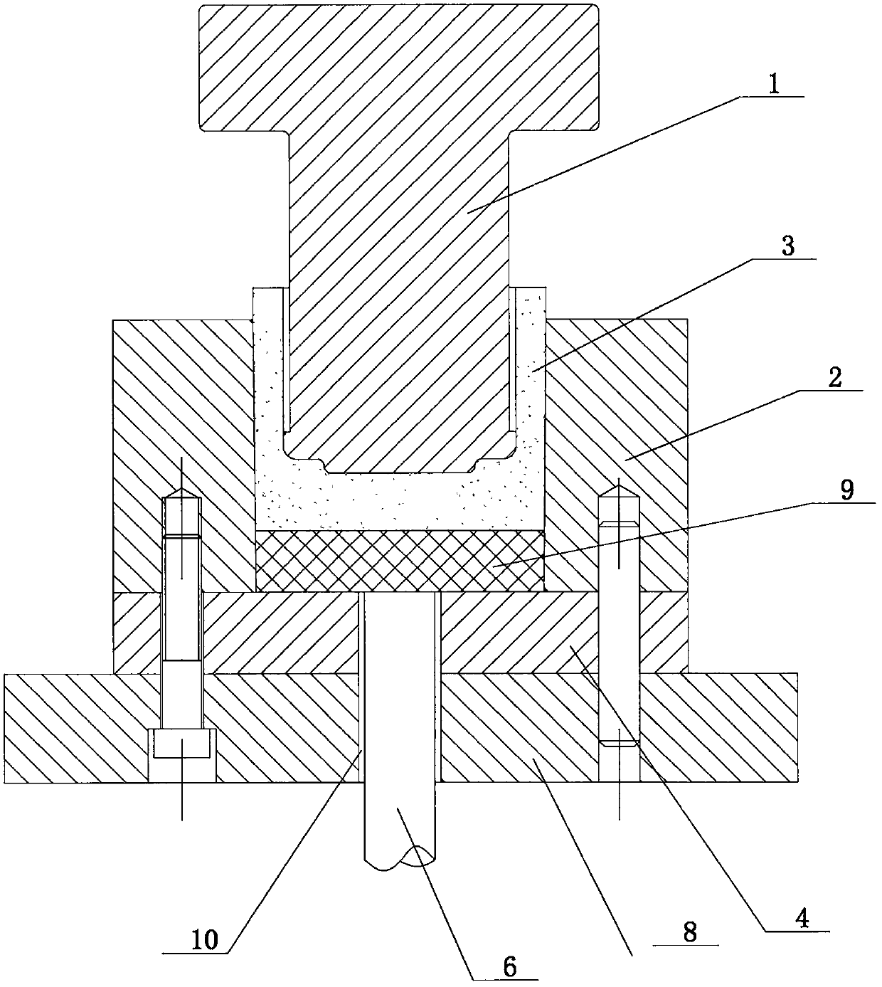 A Rotary Extrusion Die for Light Alloy Cup Parts