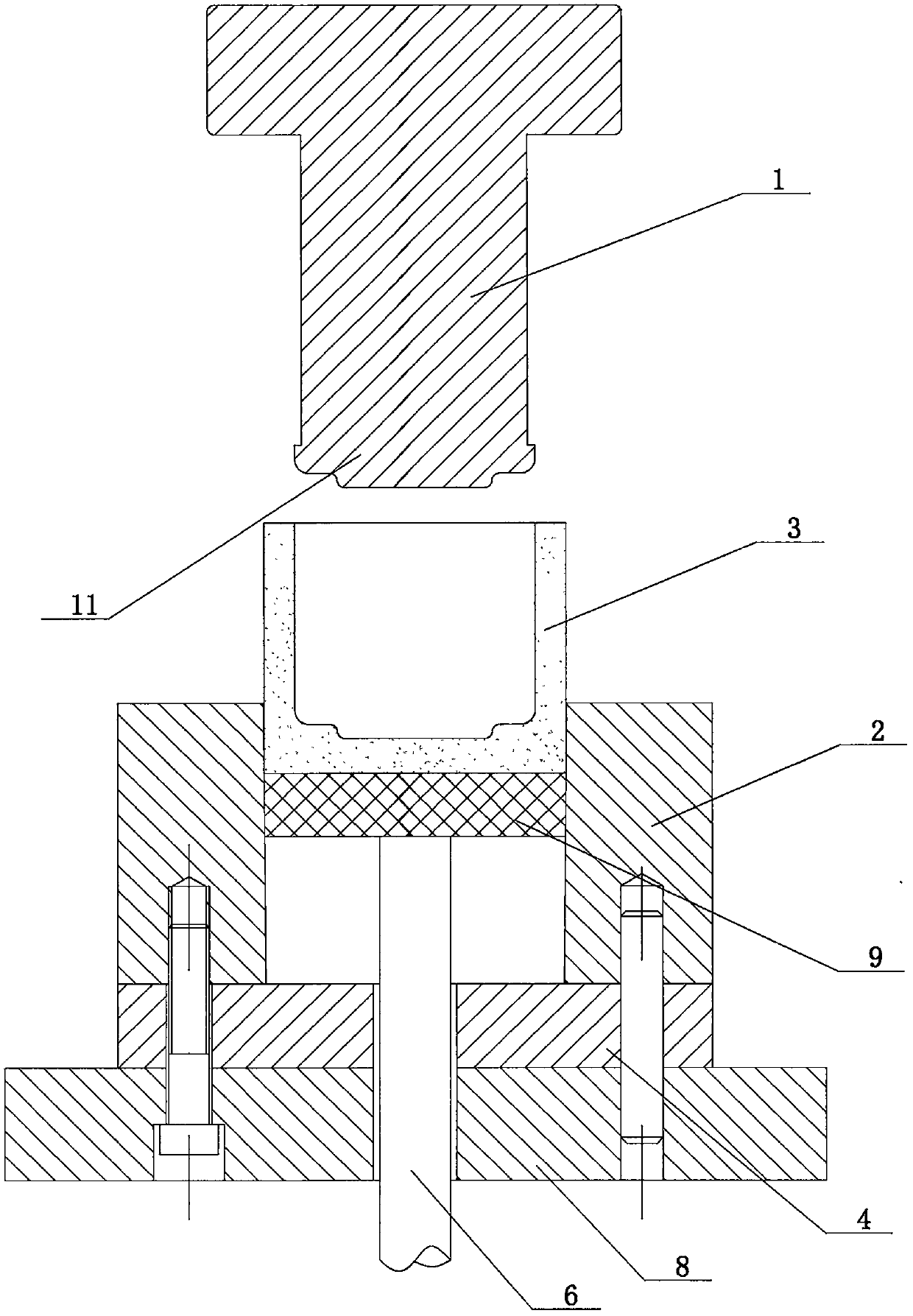 A Rotary Extrusion Die for Light Alloy Cup Parts