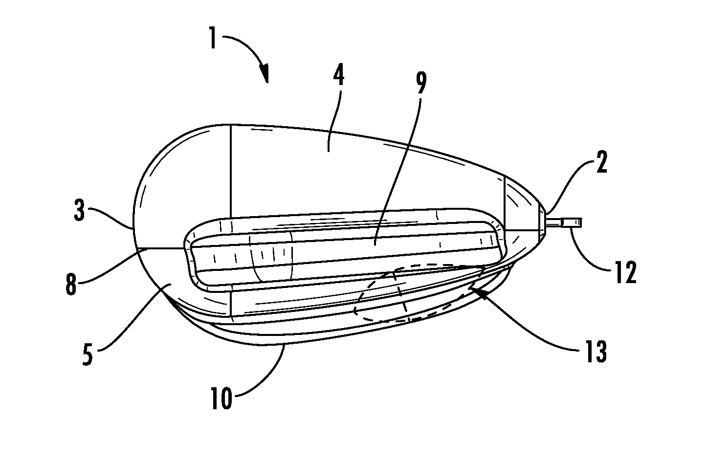 Hovering fishing lure assembly