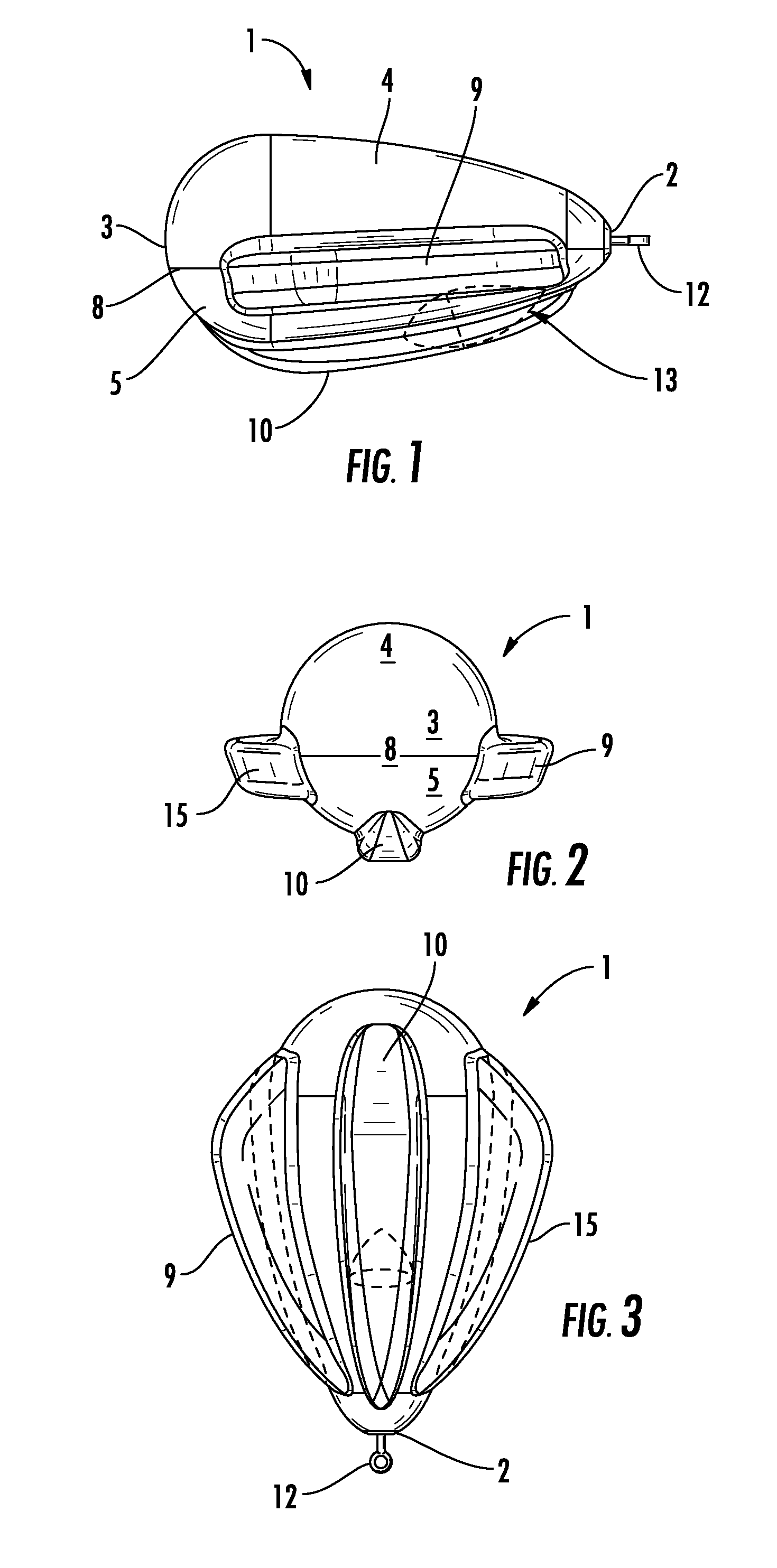 Hovering fishing lure assembly