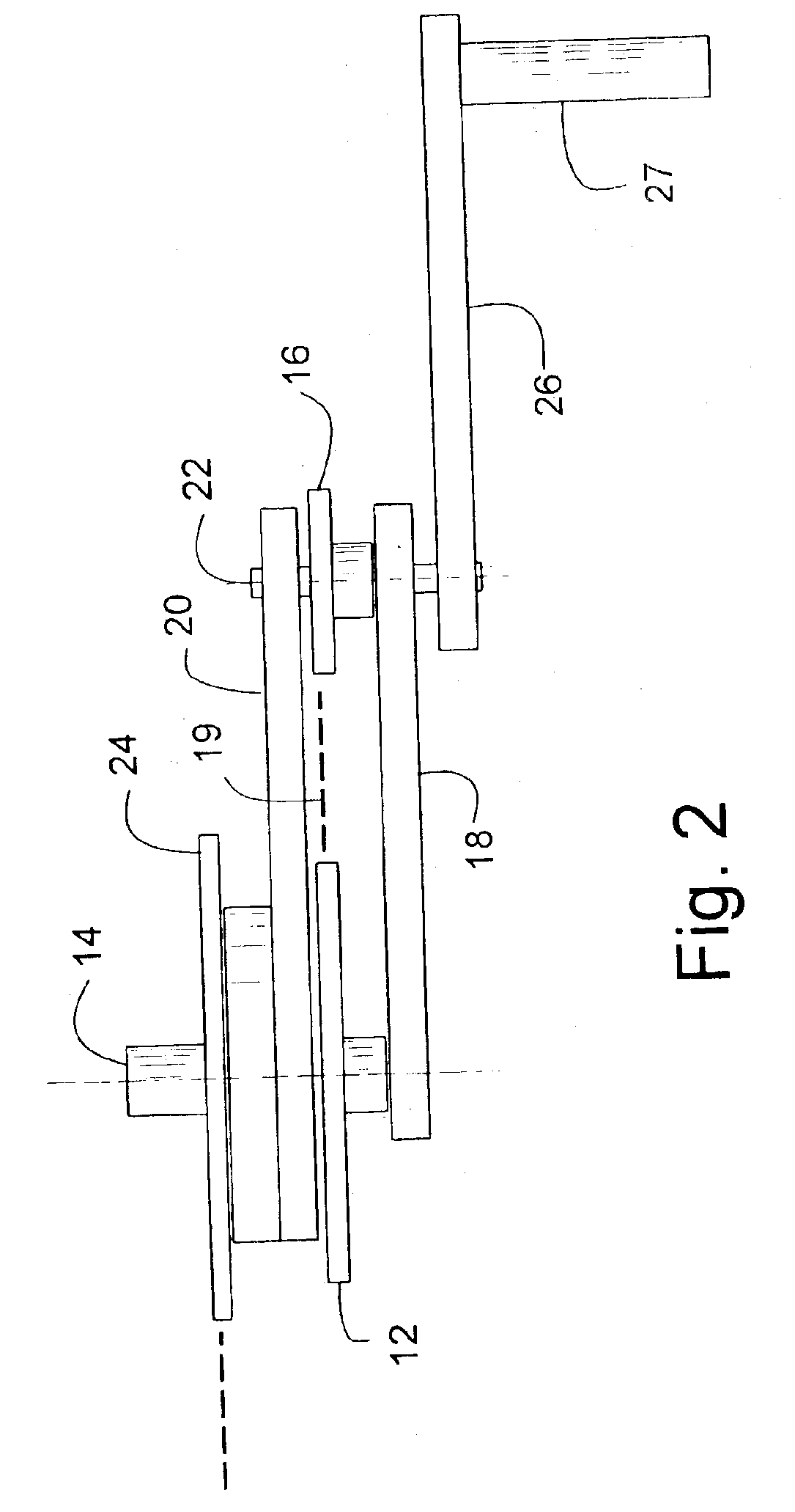 Wheelchair propulsive mechanism