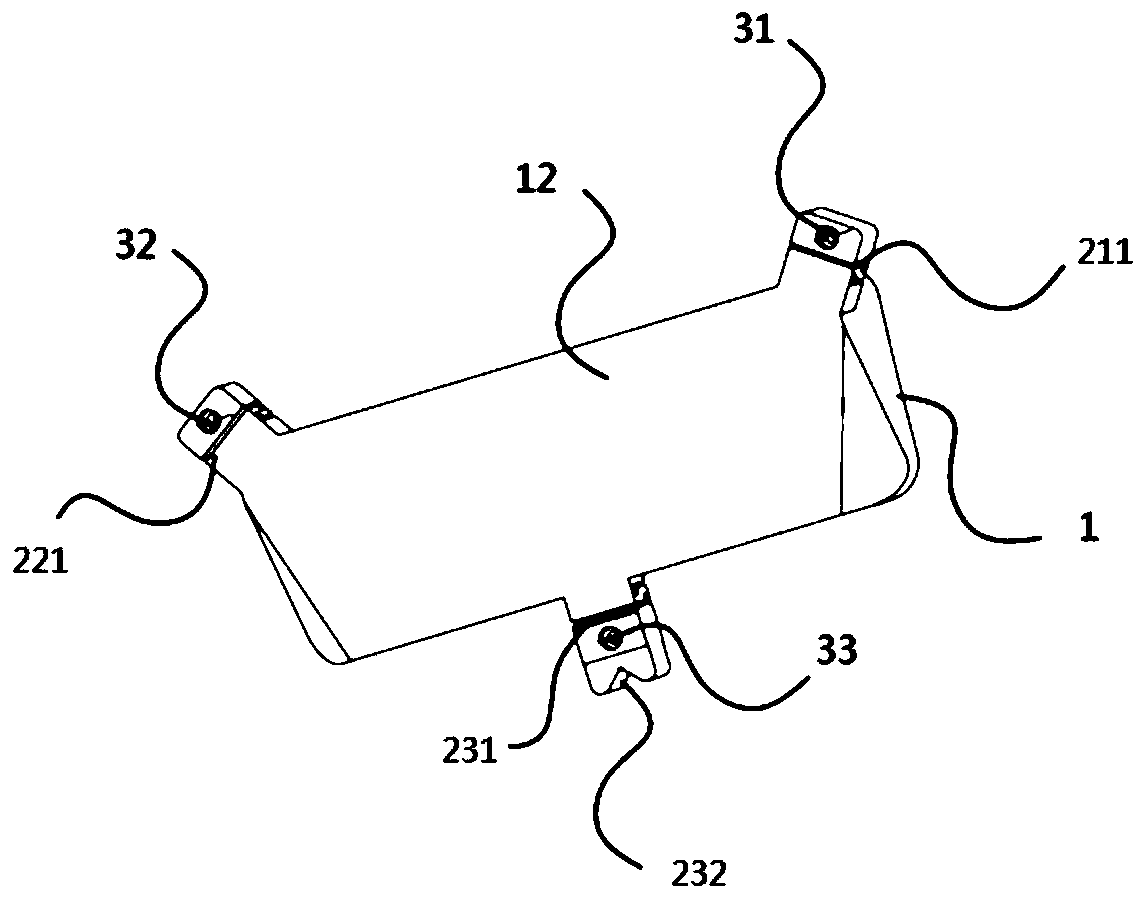 Off-axis metal reflector capable of being quickly positioned and processing method thereof