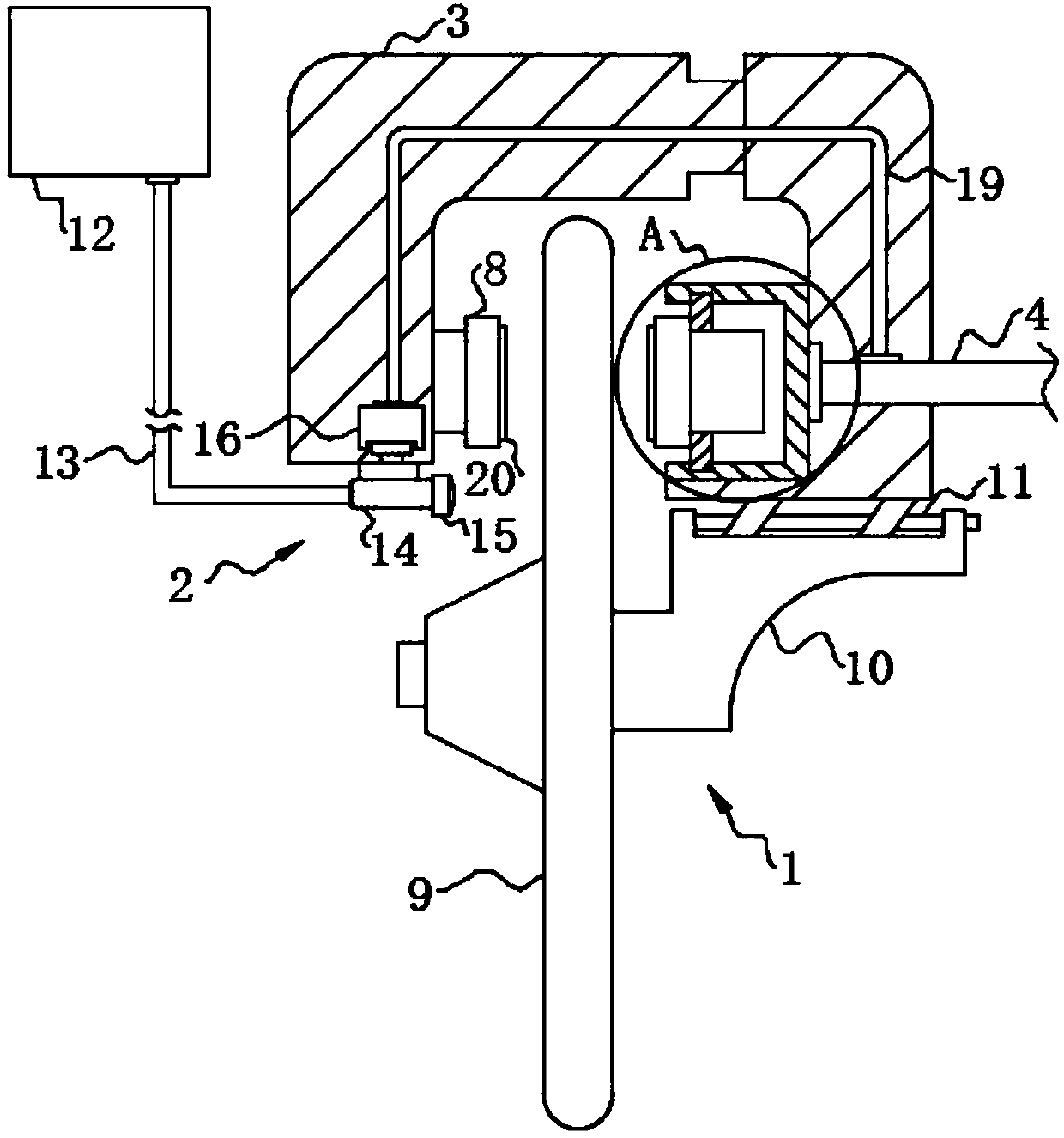 Novel motorcycle brake mechanism