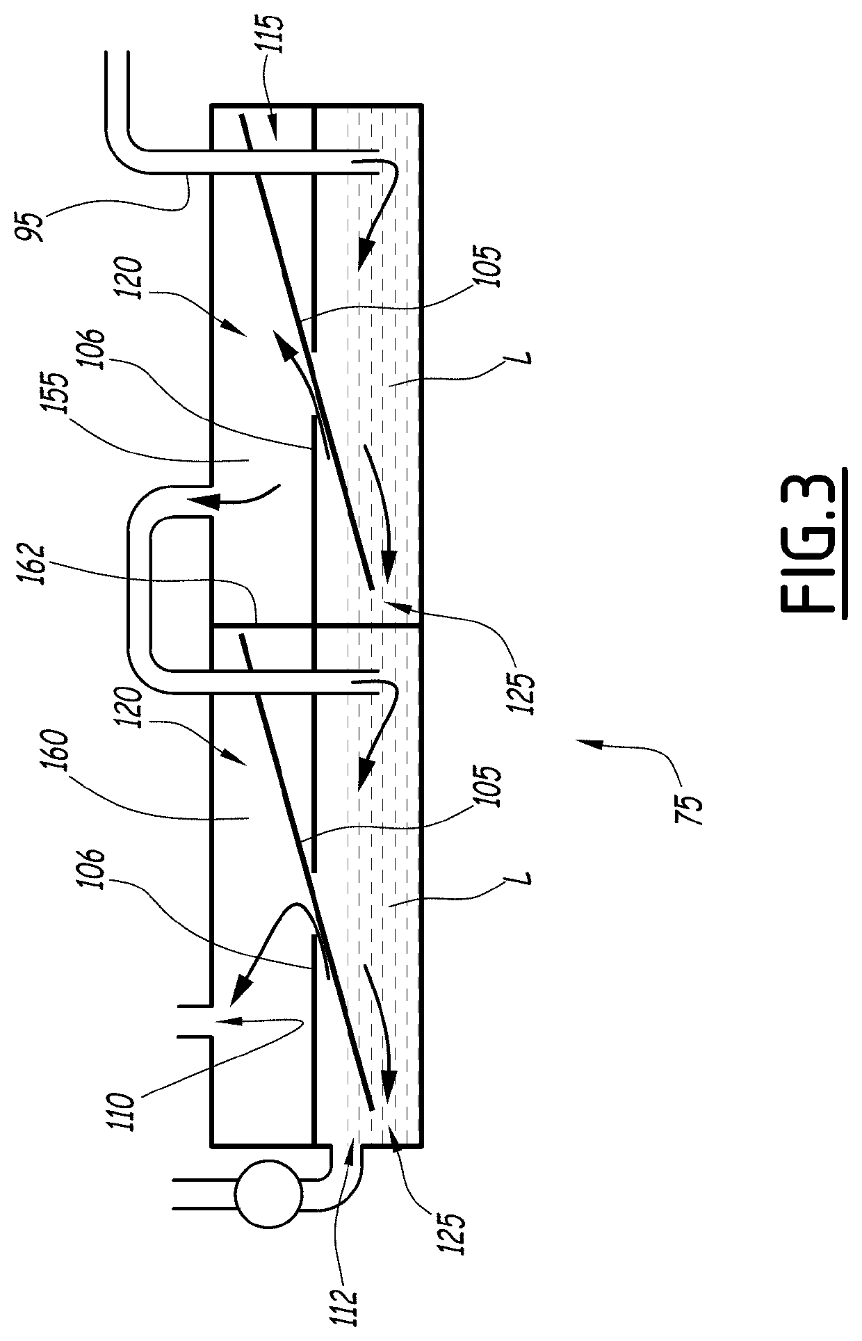 Particle-collecting device and vehicle equipped with such a device