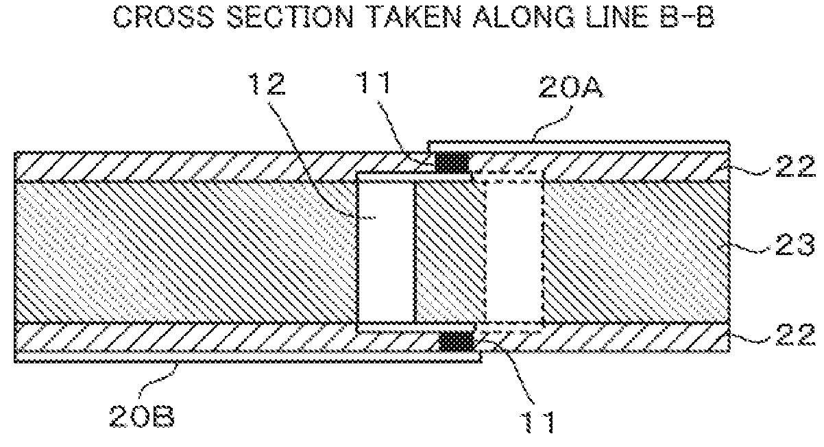 Multilayer Wiring Board and Differential Transmission Module