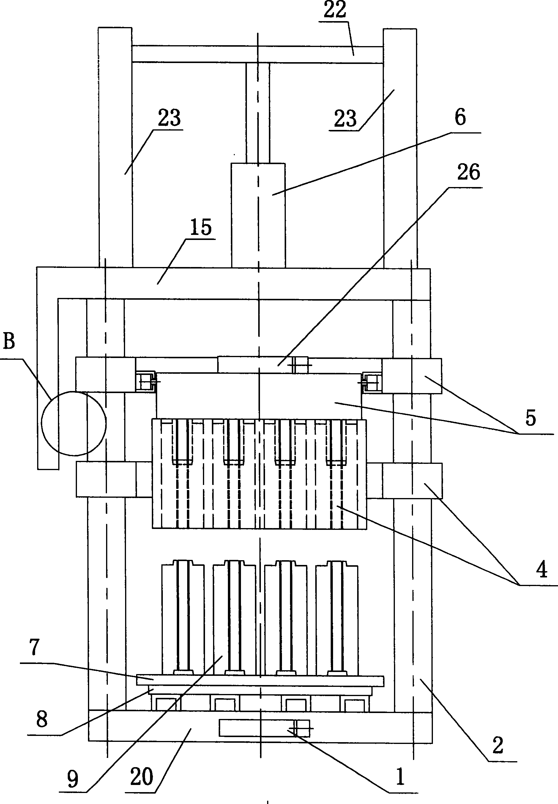 Producer of light hollow partition plate with four-sides tongue