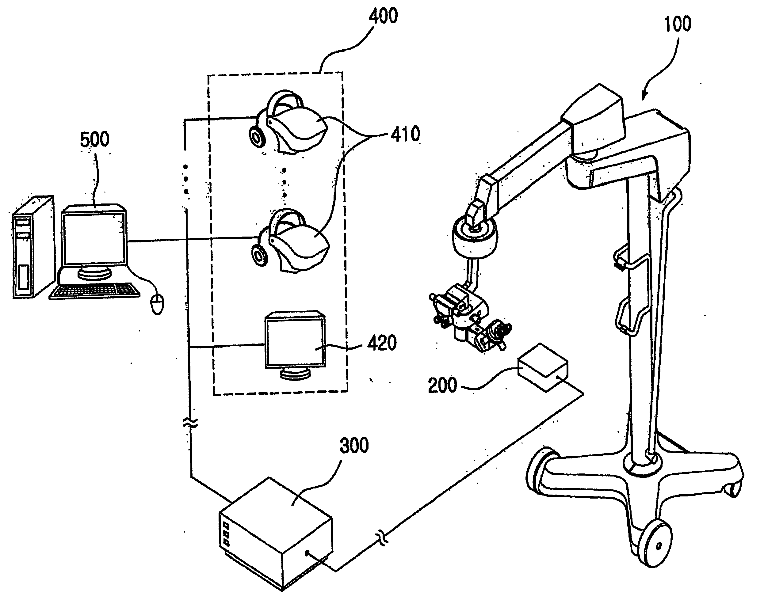 Image acquisition/output apparatus and ophthalmology picture system using the same